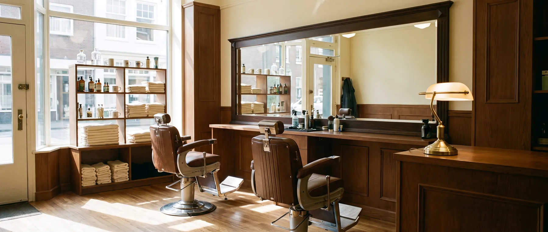 In de salon